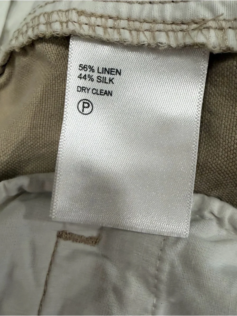 Tommy Bahama Men’s Khaki Linen/Silk Pants 32x28